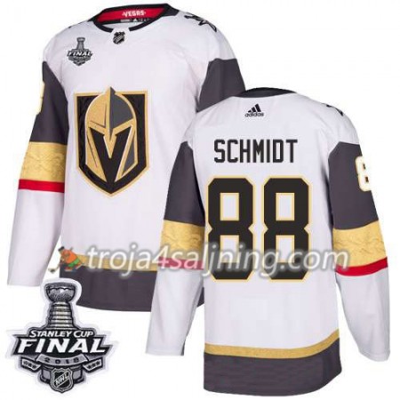 Vegas Golden Knights tröja Nate Schmidt 88 2018 Stanley Cup Final Patch Adidas Vit Authentic - NHL Tröjor Herr